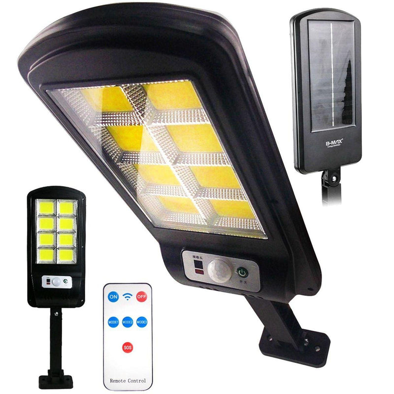 Luminária Solar 100W LED Controle sensor Movimento Regulável - BMAX (897b2fe07 - DG Store 153