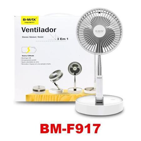 Ventilador Portátil 3 em 1 Dobrável Silencioso potente Bmax - DG Store 153